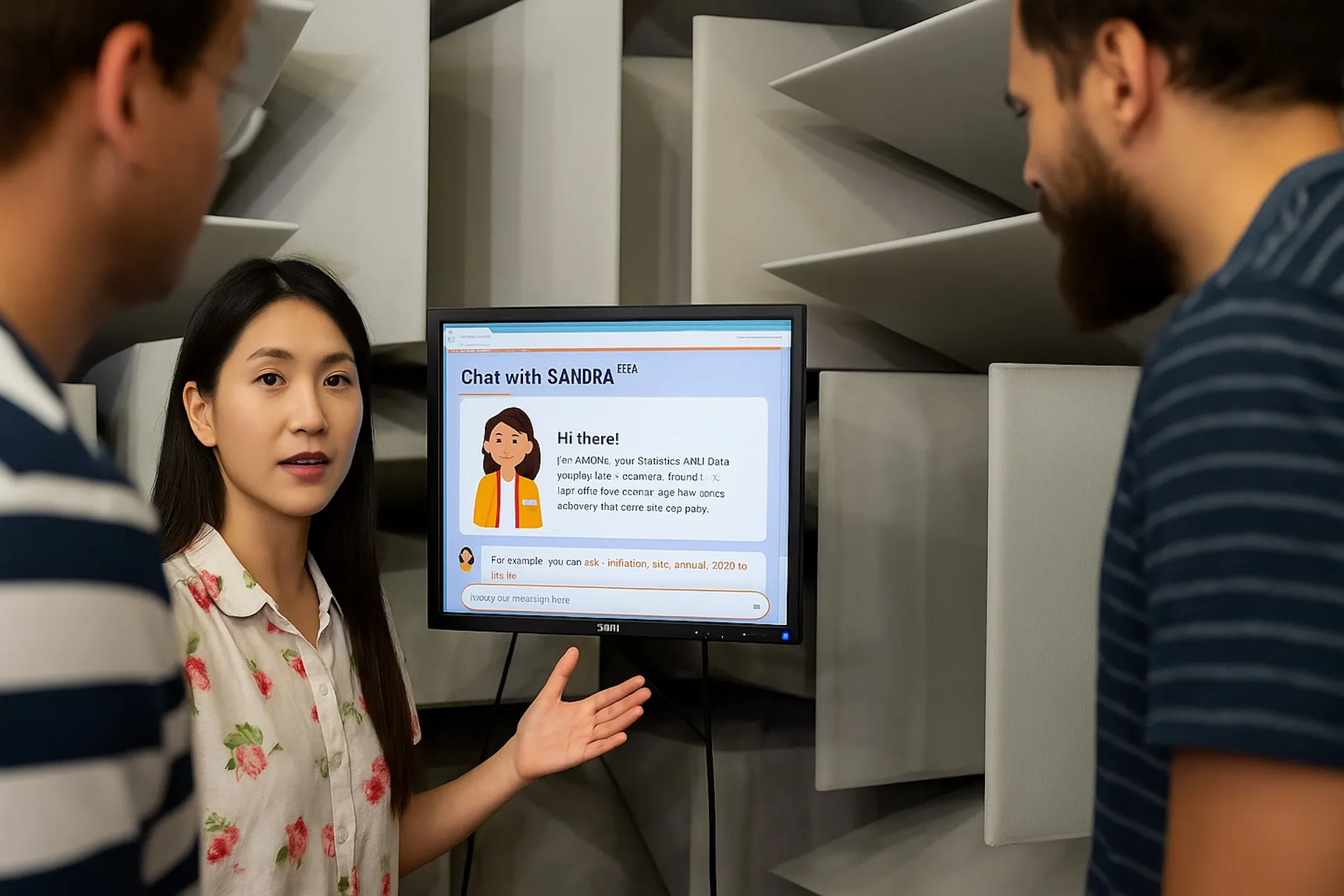 SANDRA is shown to users